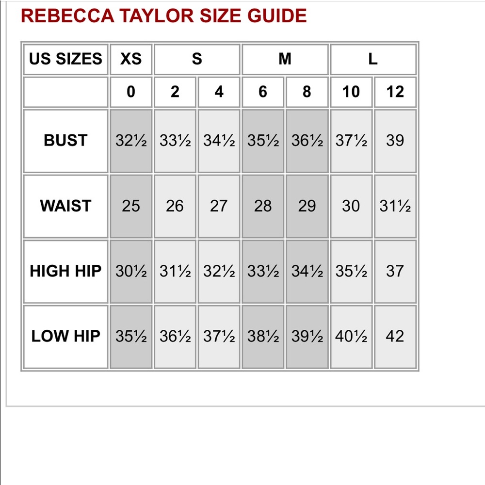 Rebecca Taylor NWOT - Picture 7 of 8